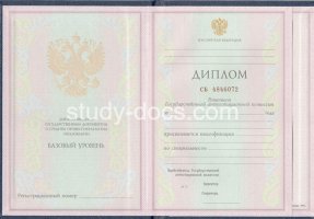 Диплом колледжа 1997-2002 в Курске