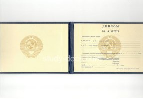 Диплом техникума ссср старого образца в Курске